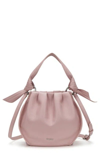 Oryany Selena Leather Bucket Bag In Vintage Pink