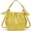 Oryany Selena Leather Bucket Bag In Yellow