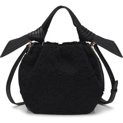 Oryany Women's Black Selena Eco Fur Bucket
