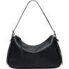 Oryany Small Lauren Leather Shoulder Bag In Black