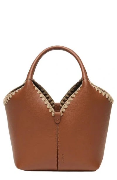 Oryany Vanessa Leather Satchel In Brown