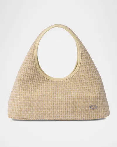 Oryany Waffle Canvas Shoulder Bag