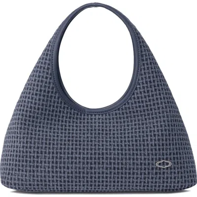 Oryany Waffle Canvas Tote In Navy