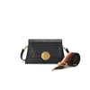Oryany Lottie Flap Croc-embossed Crossbody Bag In Black