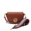 ORYANY WOMEN'S BROWN LOTTIE SADDLE CROSSBODY -TOFFEE TAN