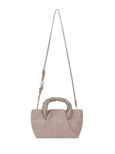 Oryany Women's Cozy Twist Handle Leather Crossbody Bag In Taupe