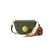Shop Oryany Women's Green Lottie Saddle Crossbody -olive