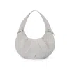 Oryany Women's Grey Croissant Shoulder Bag - Foggy In Grey