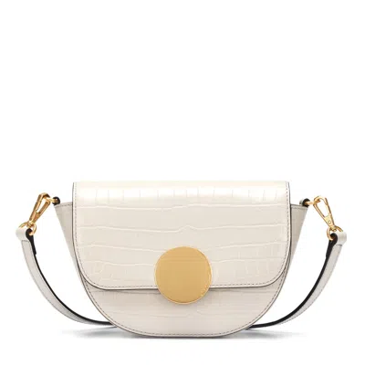 Oryany Women's Lottie Croco Crossbody - Off White