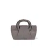 Oryany Cozy Small Leather Tote Bag In Grey