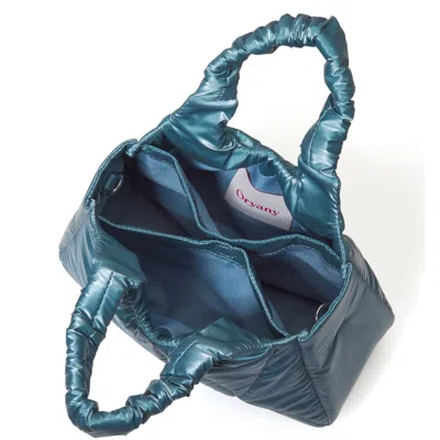 Oryany Women's  Half Moroccan Padding Crossbody Blue