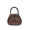 Oryany Women's  Lace Up Mini Tote - Mini Bag - Camel Brown In Brown