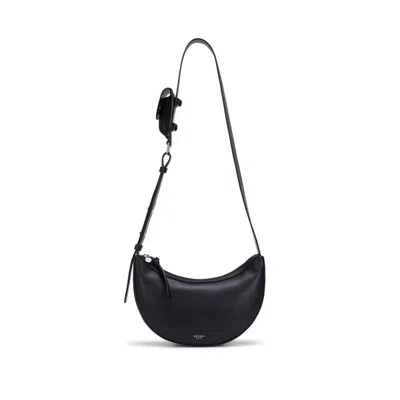 Oryany Rookie Croco Crossbody Bag In Black