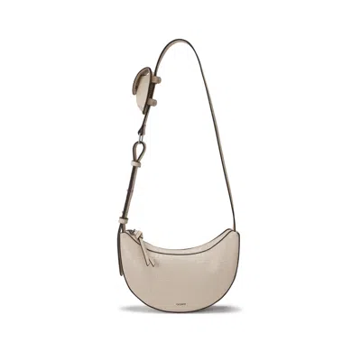 Oryany Women's White Rookie Croco Crossbody - Cream