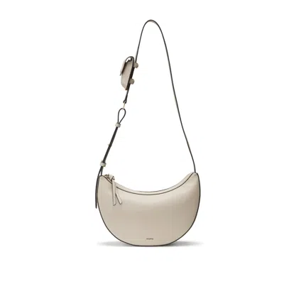 Oryany Rookie Leather Crossbody Bag In White