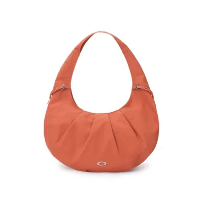 ORYANY WOMEN'S BROWN CROISSANT SHOULDER BAG - GINGER