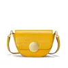 Oryany Lottie Croco Crossbody Bag In Yellow/orange