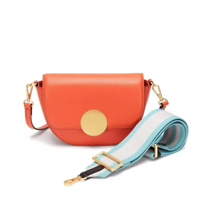 Oryany Women's Yellow / Orange Lottie Saddle Crossbody -orange