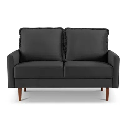Os Home And Office Furniture 57 Inch Wide Upholstered Two Cushion Loveseat With Cambered Arms