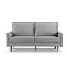Os Home And Office Furniture 69 Inch Wide Upholstered Two Cushion Sofa With Cambered Arms