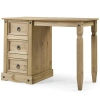 Os Home And Office Furniture Model Cor518 Cottage Series Wood Vanity/desk In Corona Brown