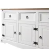 Os Home And Office Furniture Wood Buffet Sideboard In Distressed White