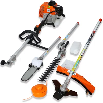 Osakapro 4 In 1 Multi-functional Trimming Tool, 33cc 2-cycle Garden Tool System With Gas Pole Saw, Hedge Trim