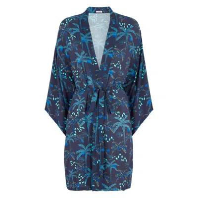 Osale Women's Yves Caro Beach Kimono Blue