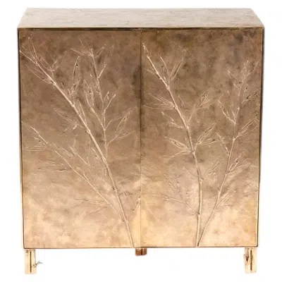 Pre-owned Osanna Visconti Di Modrone , Bambù, Cabinet, Bronze, Italy, 2025 In Gold