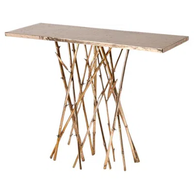Pre-owned Osanna Visconti Di Modrone , Bambù, Console, Bronze, Italy, 2024 In Gold