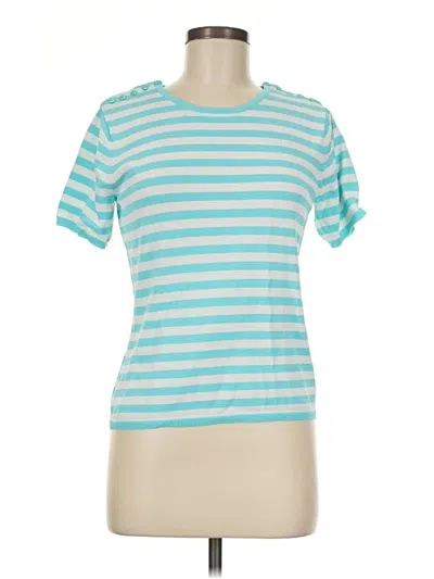 Pre-owned Oscar By Oscar De La Renta Cardigan Sweater In Teal