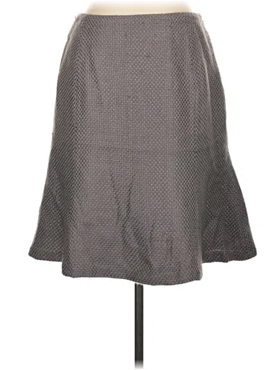 Pre-owned Oscar By Oscar De La Renta Casual Skirt In Gray