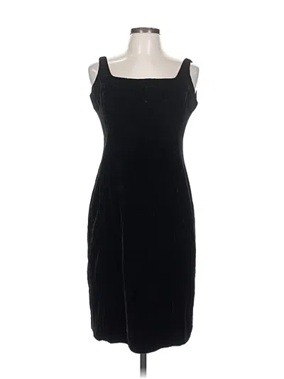 Pre-owned Oscar By Oscar De La Renta Cocktail Dress In Black