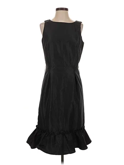 Pre-owned Oscar By Oscar De La Renta Cocktail Dress In Black