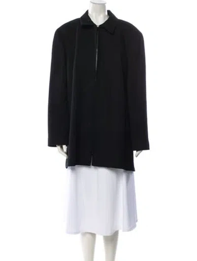 Pre-owned Oscar By Oscar De La Renta Jacket In Black