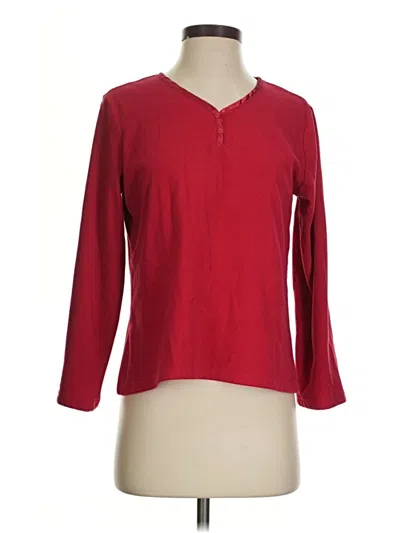 Pre-owned Oscar By Oscar De La Renta Pullover Sweater In Red