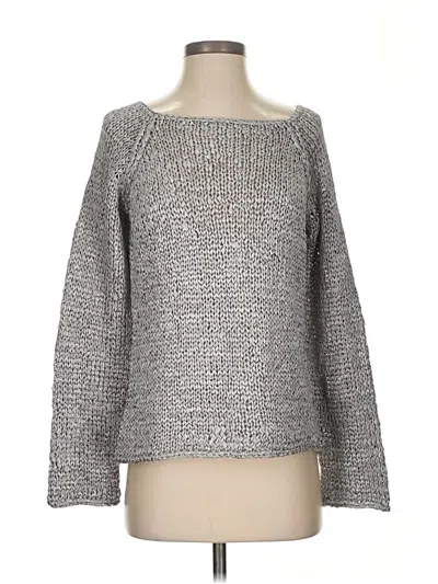 Pre-owned Oscar By Oscar De La Renta Pullover Sweater In Silver