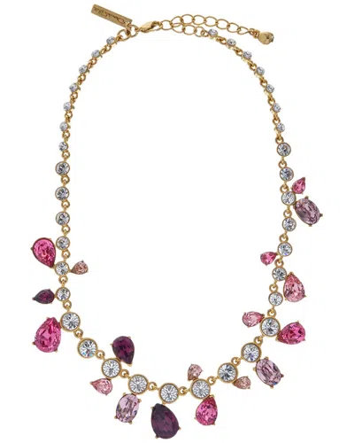 Oscar De La Renta 14k Asymmetric Cactus Necklace In Multi