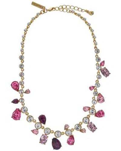 Pre-owned Oscar De La Renta 14k Asymmetric Cactus Necklace Women's