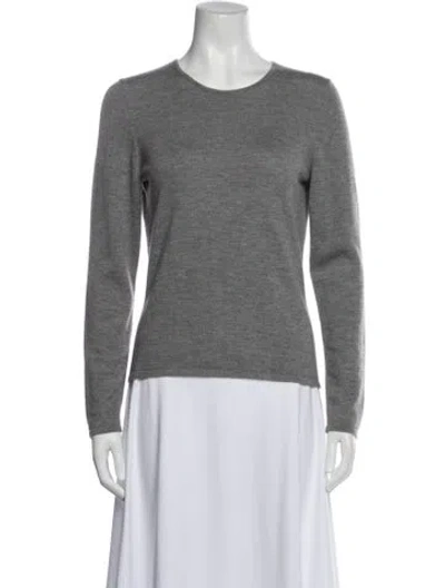 Pre-owned Oscar De La Renta 2007 Cashmere Sweater In Gray