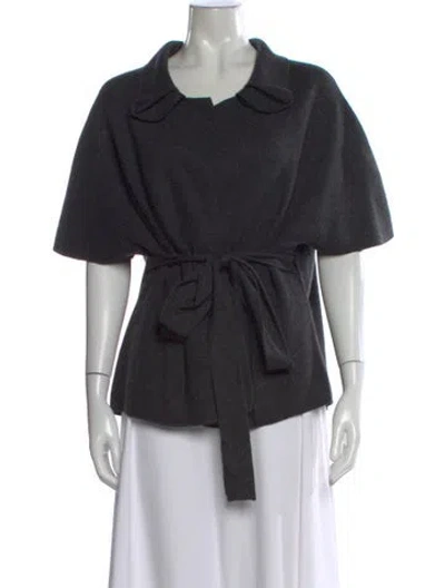 Pre-owned Oscar De La Renta 2007 Cashmere Sweater In Gray