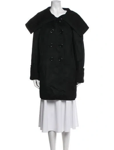 Pre-owned Oscar De La Renta 2007 Coat In Black