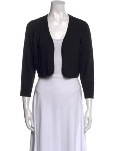 Pre-owned Oscar De La Renta 2008 Cashmere Sweater In Black