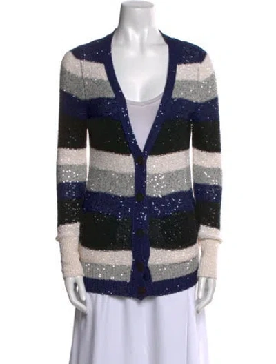 Pre-owned Oscar De La Renta 2011 Silk Sweater In Multi