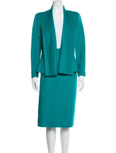 Pre-owned Oscar De La Renta 2013 Skirt Set In Green
