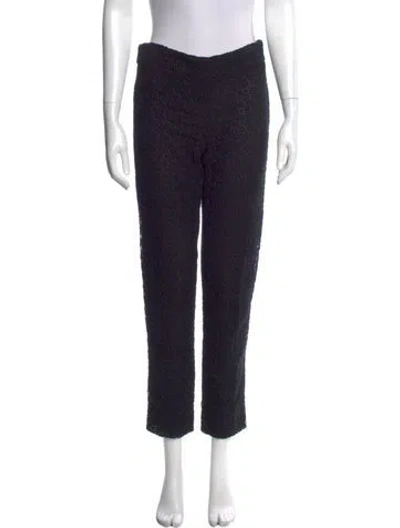 Pre-owned Oscar De La Renta 2013 Straight Leg Pants In Blue