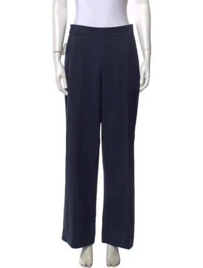 Pre-owned Oscar De La Renta 2015 Wide Leg Pants In Blue