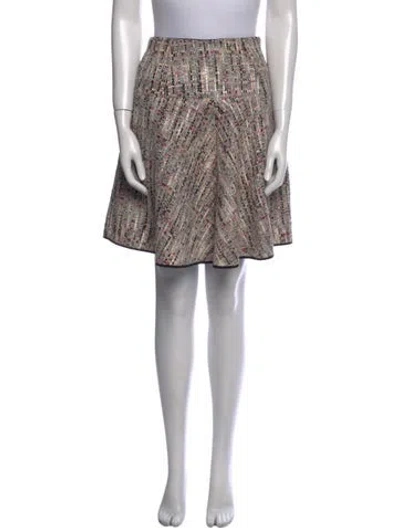 Pre-owned Oscar De La Renta 2016 Knee-length Skirt In Pink