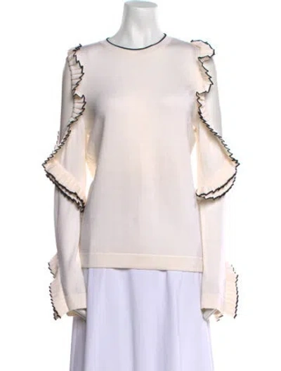 Pre-owned Oscar De La Renta 2018 Virgin Wool Sweater