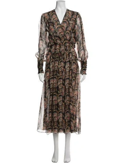 Pre-owned Oscar De La Renta 2019 Long Dress In Black